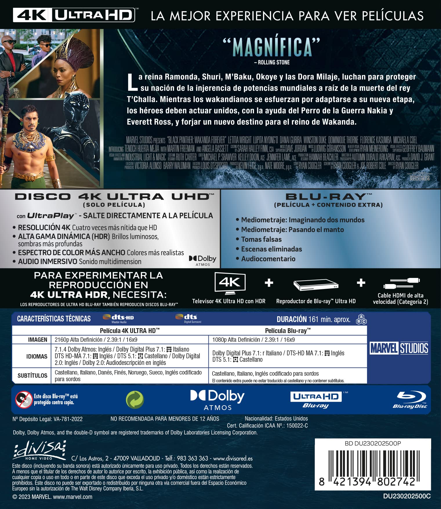 Black Panther - Wakanda Forever (4K UHD) [Blu-ray] – Ansicht 2