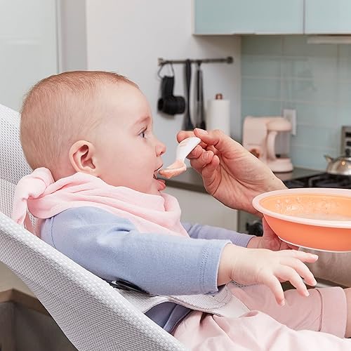 Miniatura 5 de BEABA Cubertería y utensilios de autoalimentación para niños pequeños, cucharas y tenedores para bebés, esenciales para bebés, paquete de 10, surtido