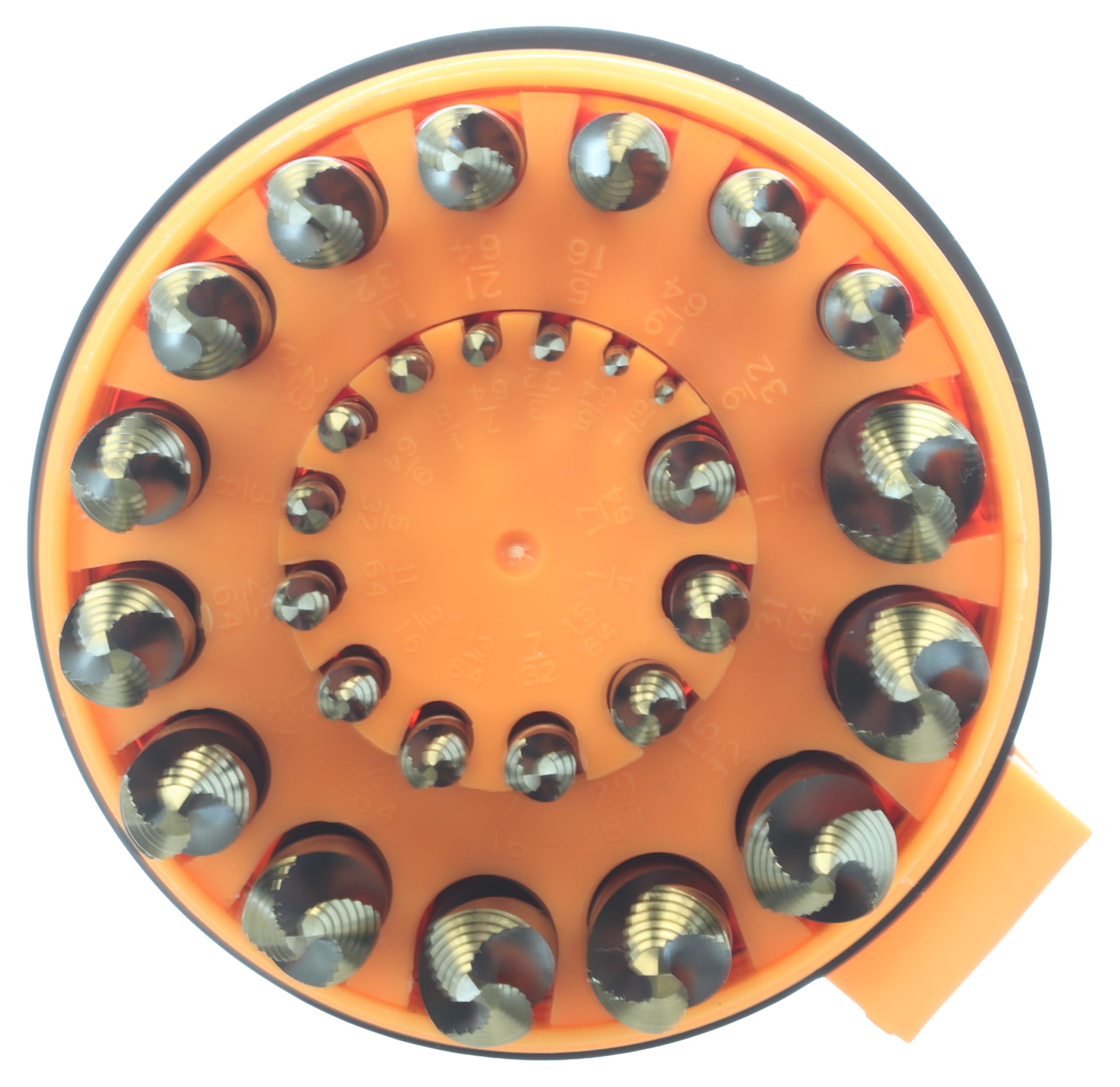 Norseman/CTD Norseman Vortex 29 Piece Drill Bit Index Blaze Orange