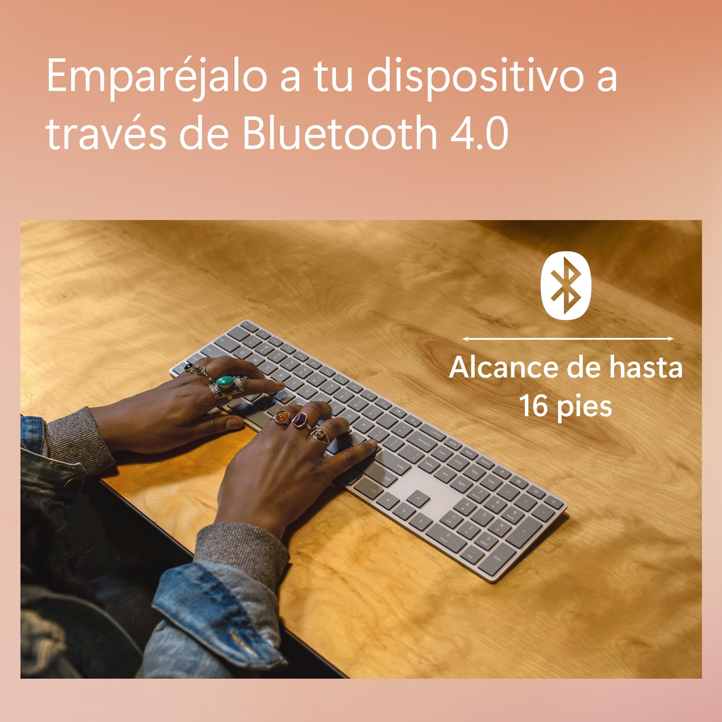 Microsoft Surface Keyboard (2 Edycja), Kompatybilna z Pro lub Laptop, Bluetooth 4.0, Klawiszem Copilot
