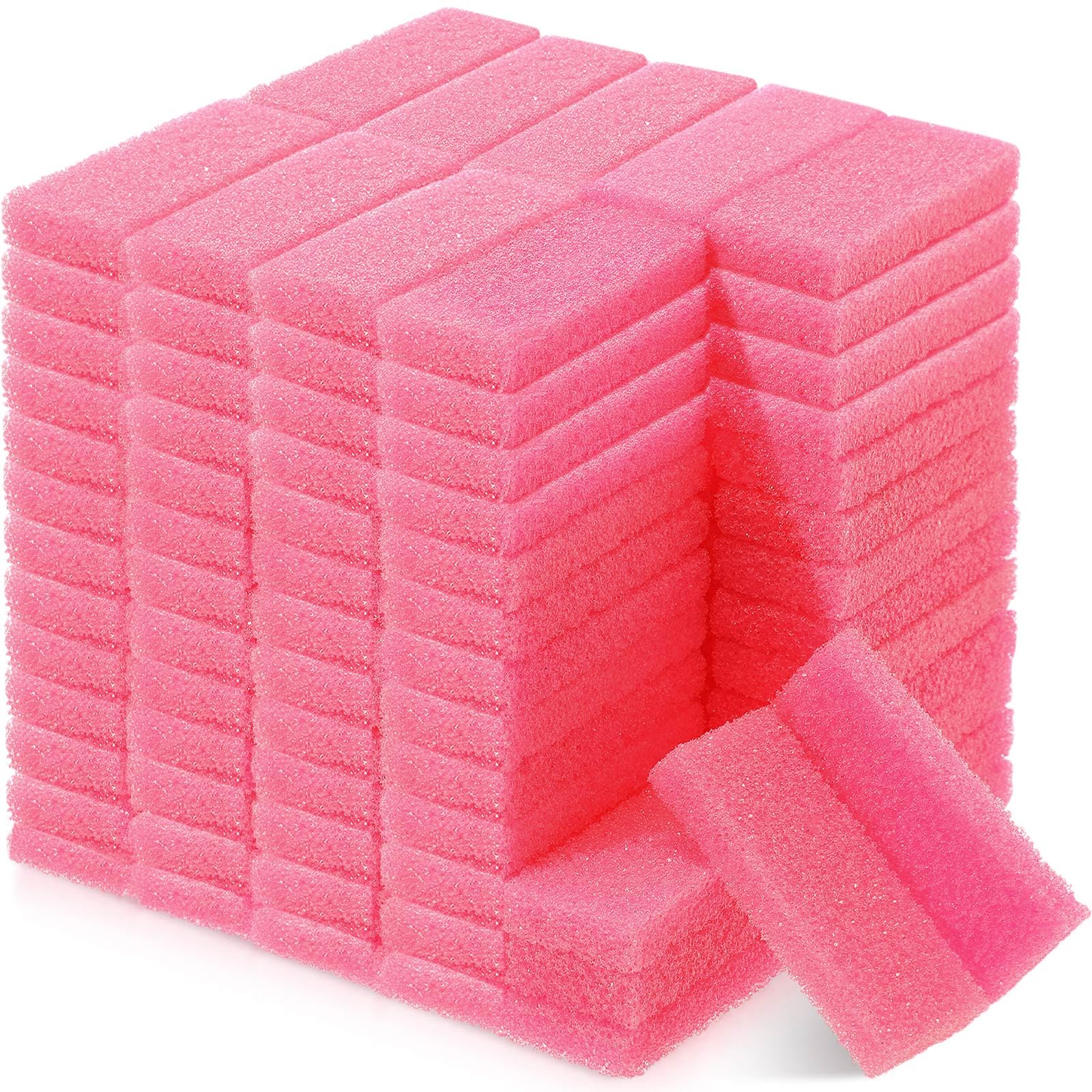 Batiyeer 600 piezas de piedra pómez a granel para depurador de pies, piel muerta, piedra pómez desechable para pedicura de pies, limpiador de ducha de pies, para talón, cutícula, callo, baño y spa