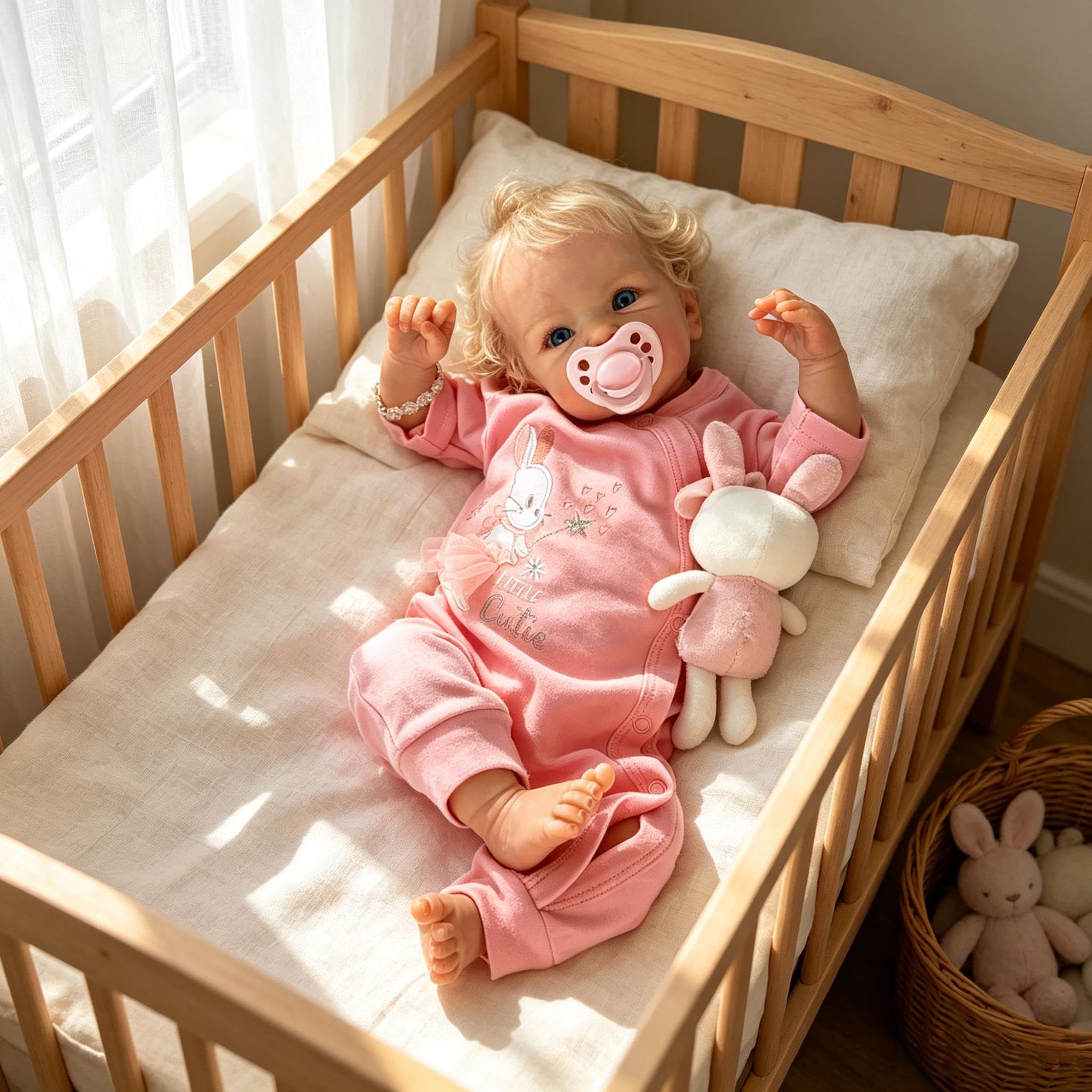 RXDOLL 45 cm prawdziwe lalki dla niemowląt, silikonowe, na całe ciało, winylowe, realistyczne, Reborn Baby Dolls Girl Realistyczne noworodek, lalka, która wygląda jak prawdziwy maluch anatomicznie