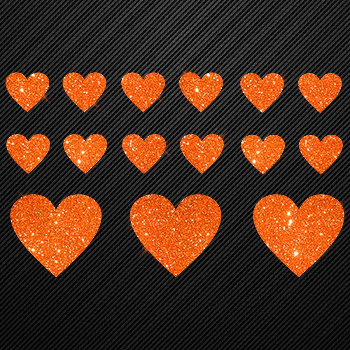 Glitzerdeals Strijkplaatjes met strassteentjes, hartjes, set van 3, kristal, opstrijkers voor textiel, carnaval, kostuum, hart, strassmotief, hartjes, opstrijkers, glitter, liefdesset