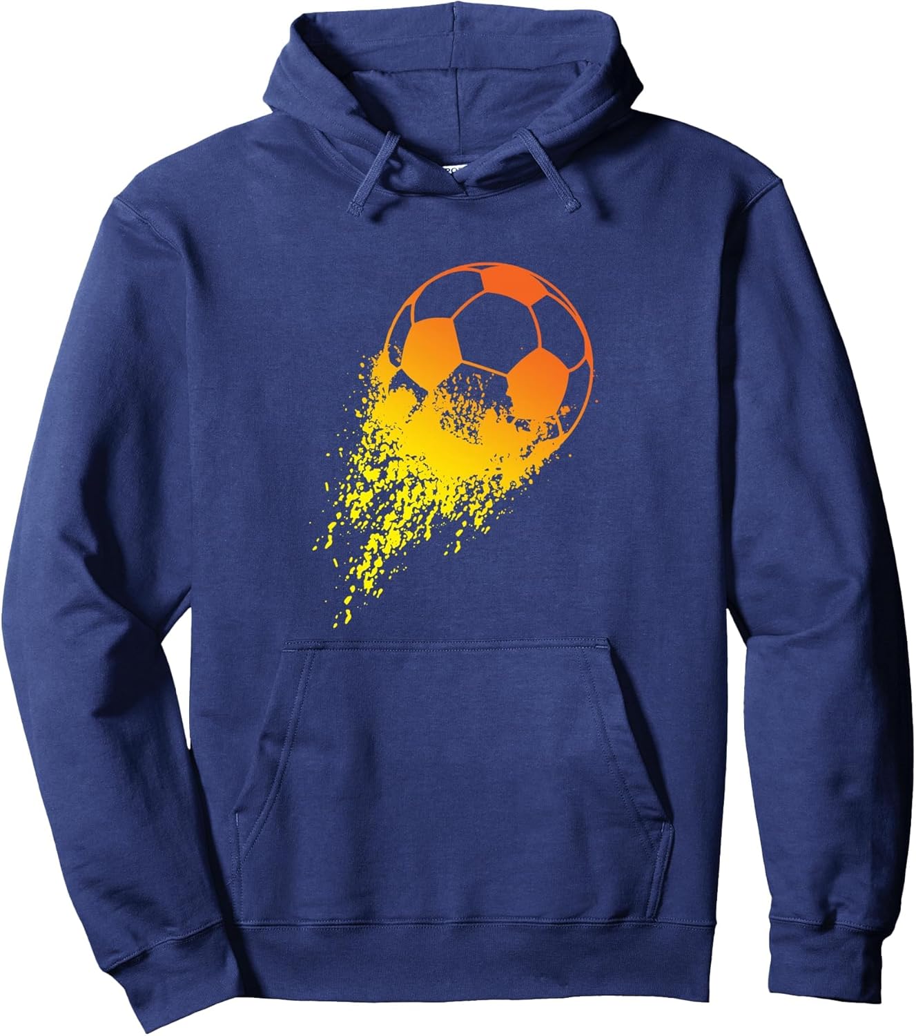 Soccer Player Sports Vintage Men Boys Soccer Pullover Hoodie