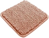 Vista 130 de Yeaban Juego de alfombras de baño verde manzana 2 piezas (20" x 32" y 17" x 24"), tapetes de baño de felpilla gruesa Alfombras de baño absorbentes