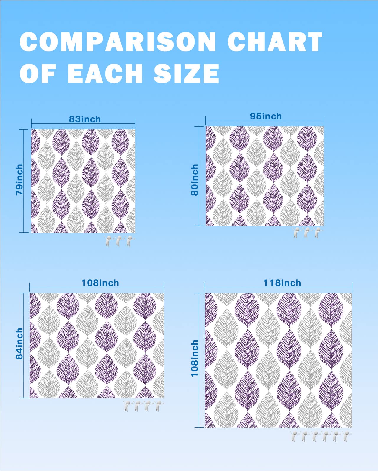 Beach Blanket Sandproof Waterproof Picnic Blankets Purple Gray Leaves on White Extra Large Lightweight Outdoor Beach Mat with Corner Pockets for Travel/Camping/Hiking Vintage Sketch Leaf Art