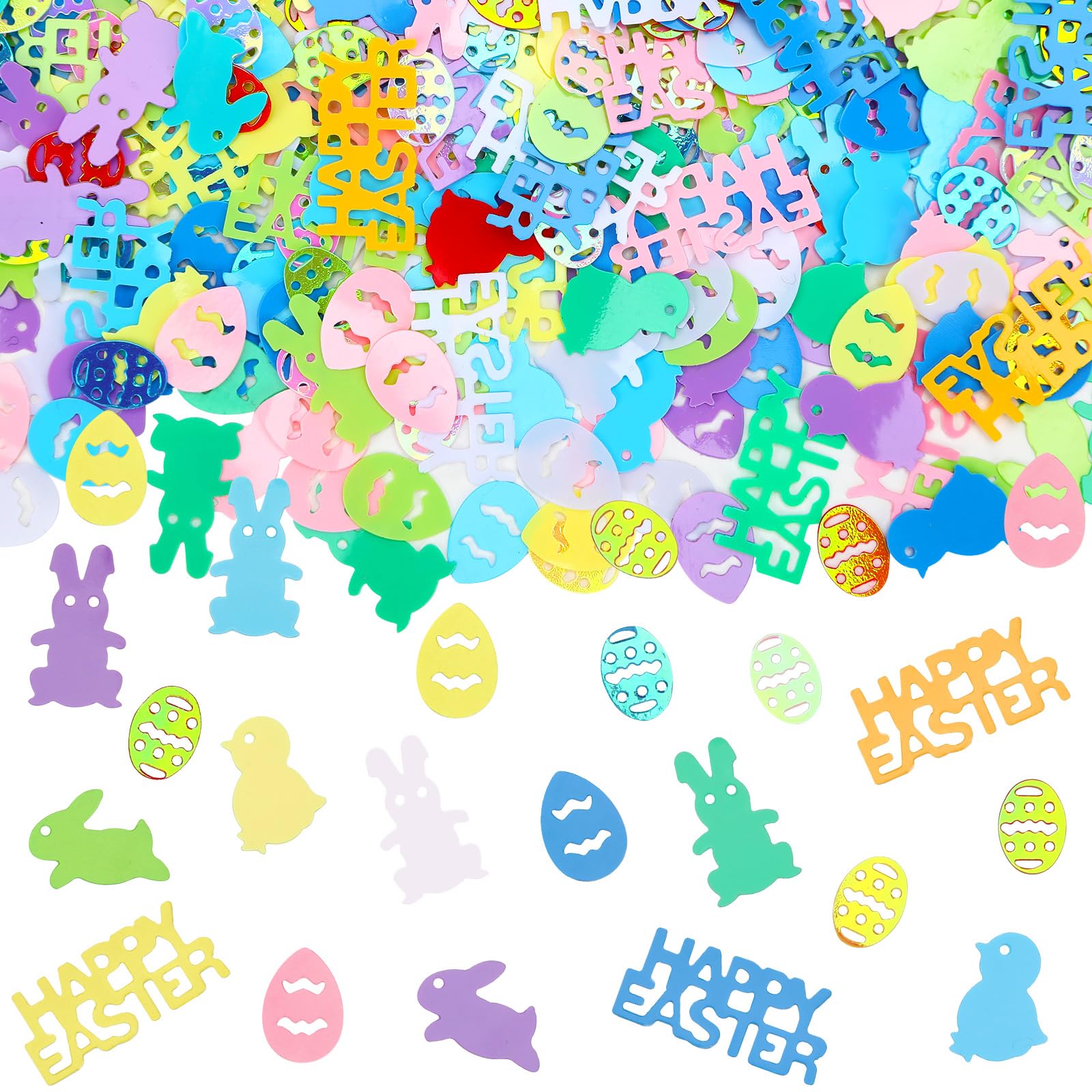 MARFOREVER Easter Confetti Party Table Decorations