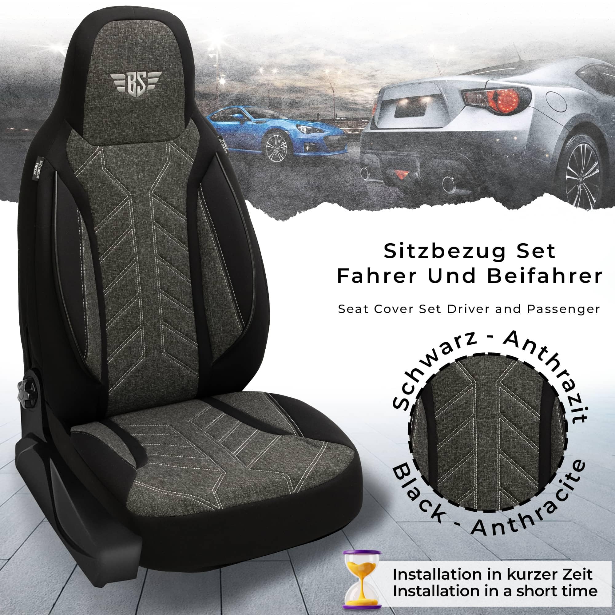 BREMER SITZBEZÜGE Housses de siège sur Mesure pour VW Grand California PLKT204