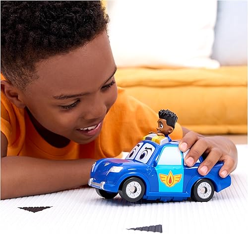Miniatura 6 de Disney Junior Firebuds, Jayden and Piston - Auto de juguete con función de tracción y acción de deriva de donas, juguetes para niños y niñas a