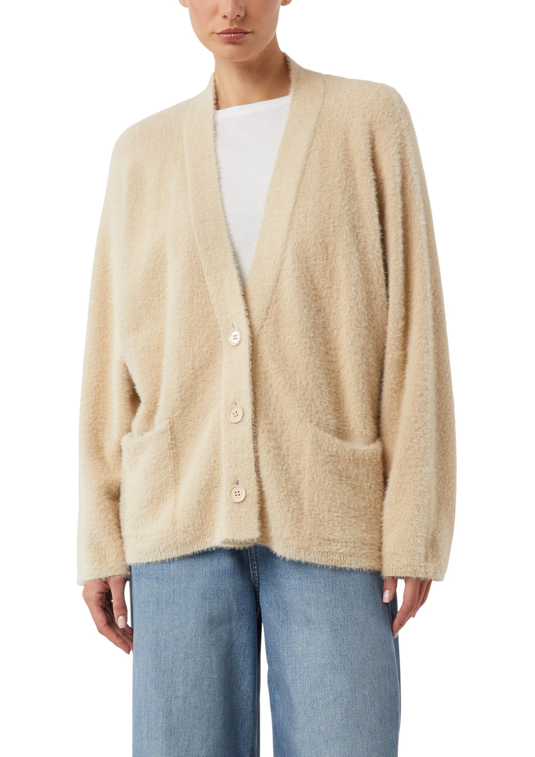 Comma Kuscheliger Cardigan im Relaxed Fit