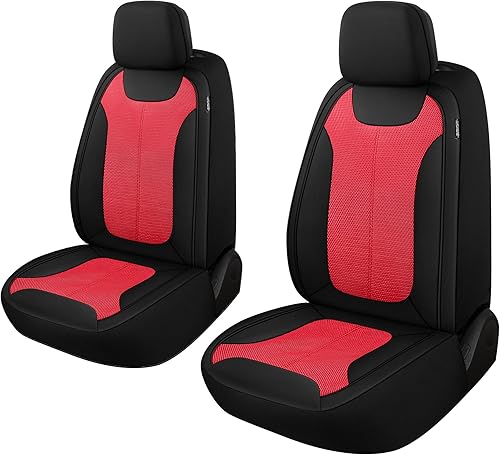 Miniatura 9 de CAROMOP Juego completo de fundas de asiento de automóvil 3D de alta calidad, lavables y transpirables, fundas de asiento para interiores de