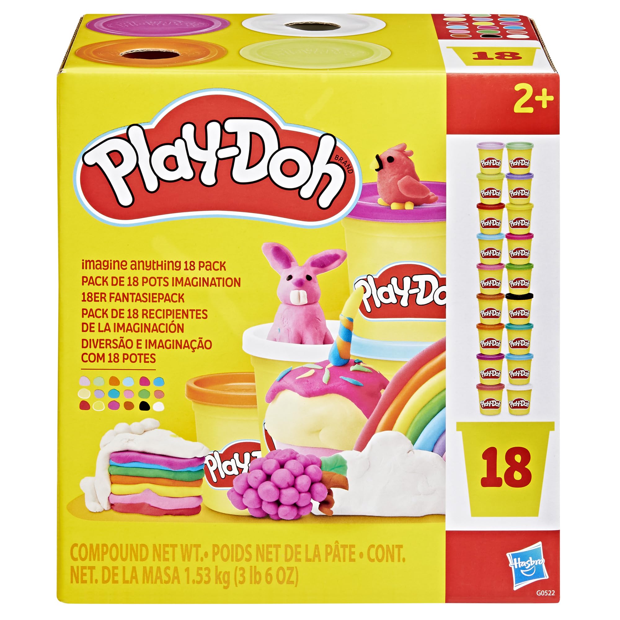 Zestaw 18 tub Nieograniczona wyobraźnia Play-Doh