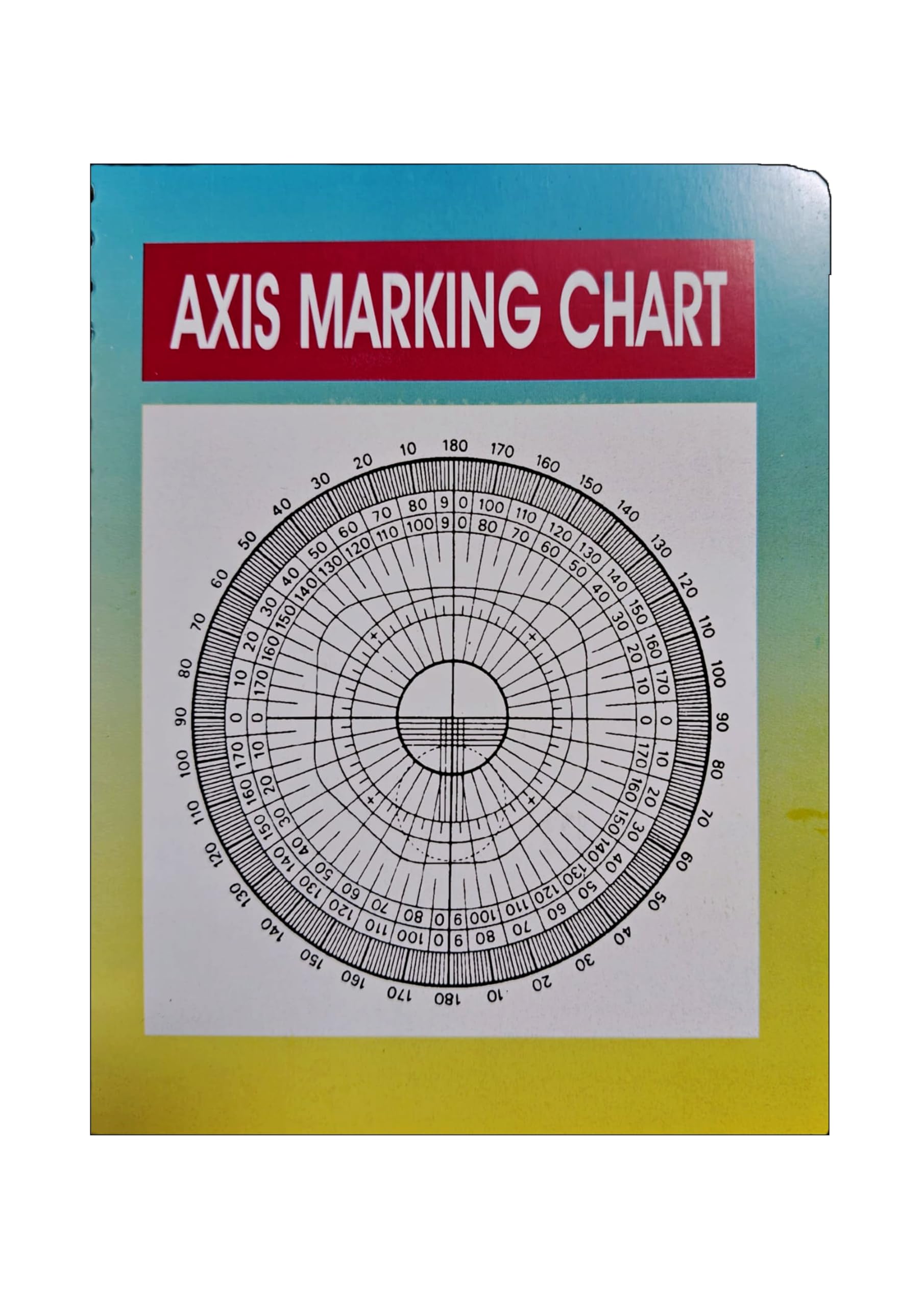 Eagle Eye Products® || EEP || Near Vision Test Type Book with Eye Charts || Axis Marking Chart for Vision Testing || Professional Vision Assessment Tool || Multilingual - Image 3 thumbnail
