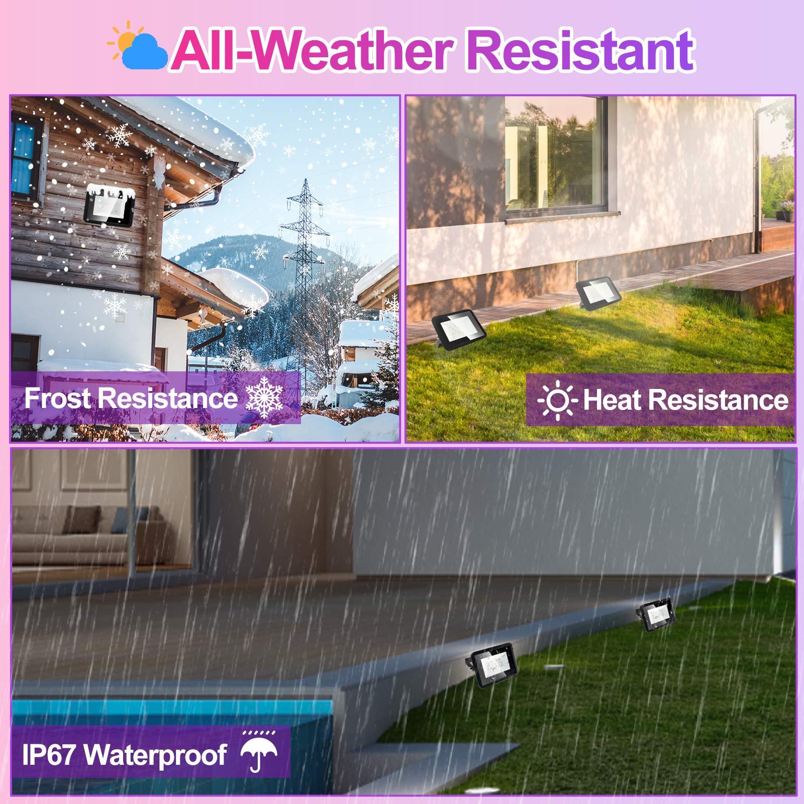 Luce Solare Esterno 228 LED Con Sensore Movimento - Impermeabile IP65, Telecomando, Cavo 5m Per Giardino - Foto 9