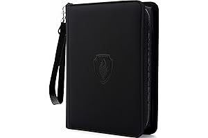 4 Pocket Zip Card Binder: Keep Your Valued Cards Protected and Organized