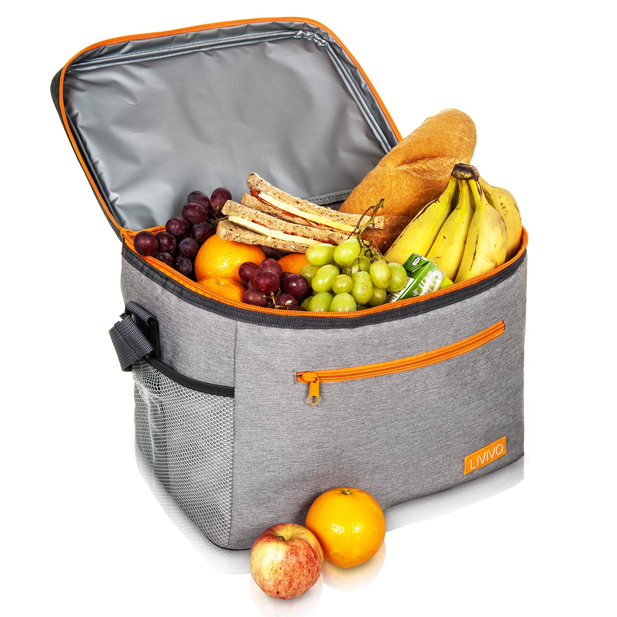 SAINSBURYS Insulated Cool Bag Thermally Food Storage Picnic Bottle Cooler Bag