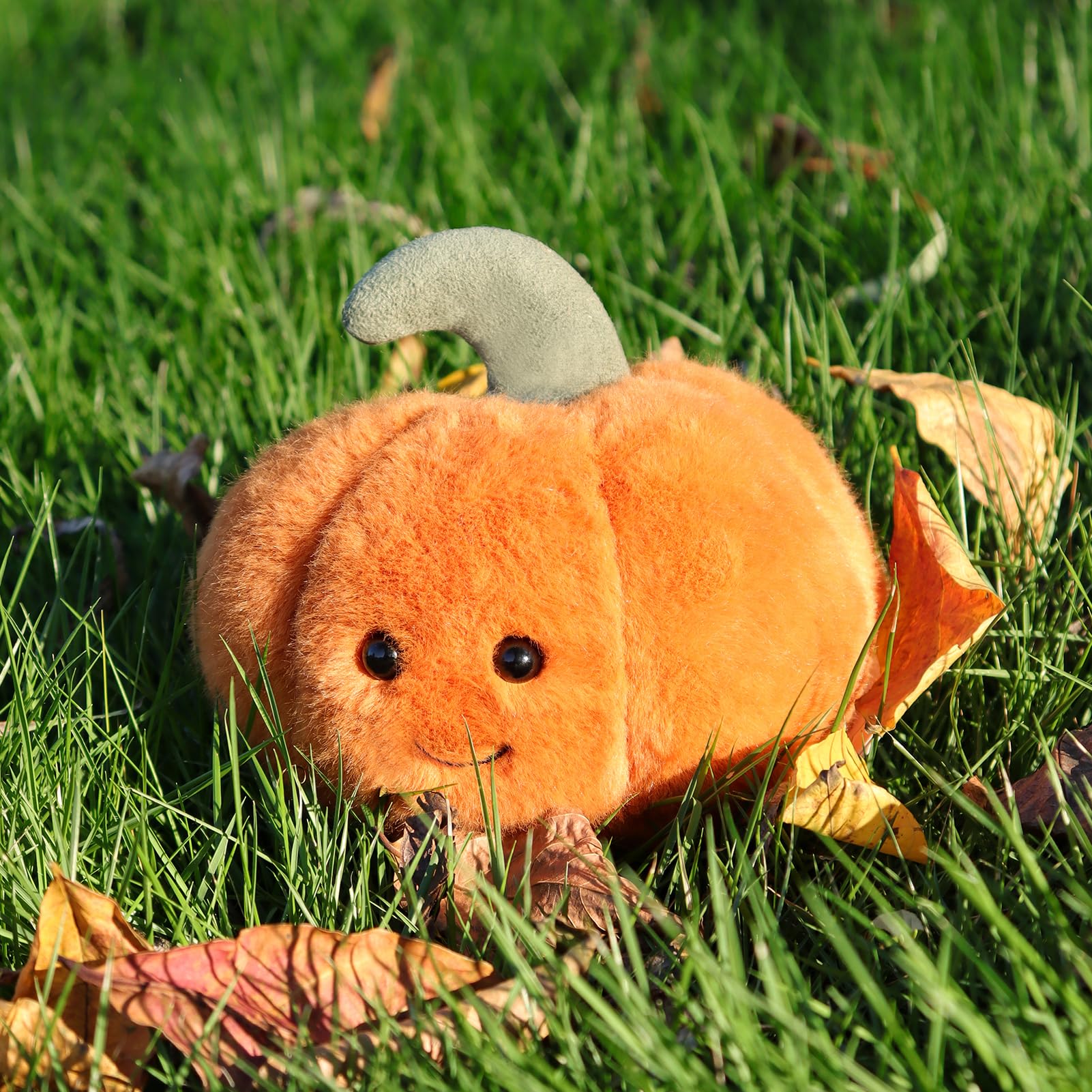 Apricot Lamb Fresh Pumpkin Plushies Stuffed Animals for Kids Soft Cute Plush Toys for Baby Girl and Boy Fluffy Fresh Pumpkin Orange - Image 4