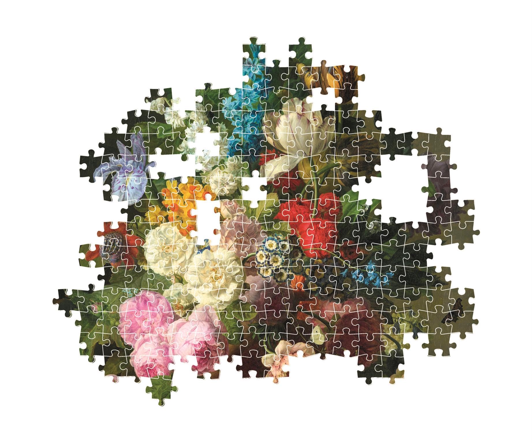 Clemenotni - Puzzle 1000 sztuk dla doroslych i nastolatkow, kolekcja muzealna, motyw wazonu Van Dal, kompaktowe pudelko z plakatem, pomysl na prezent dla mezczyzn i kobiet, wyprodukowano we