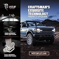 Vista 2 de MZS Kit de nivelación frontal de 2 pulgadas, espaciadores de puntal de elevación superior e inferior compatibles con Bronco 4WD 2021 2022 2023 2024