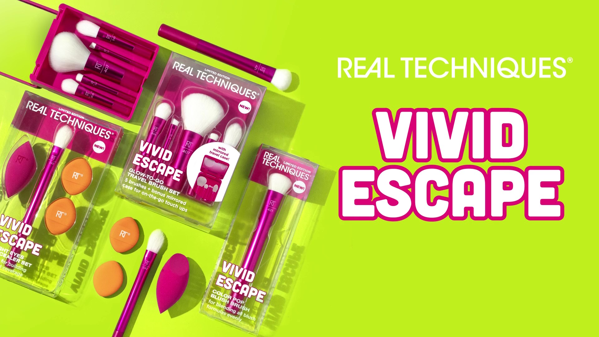 Amazon.com: Real Techniques Vivid Escape Color Pop Blush Brush