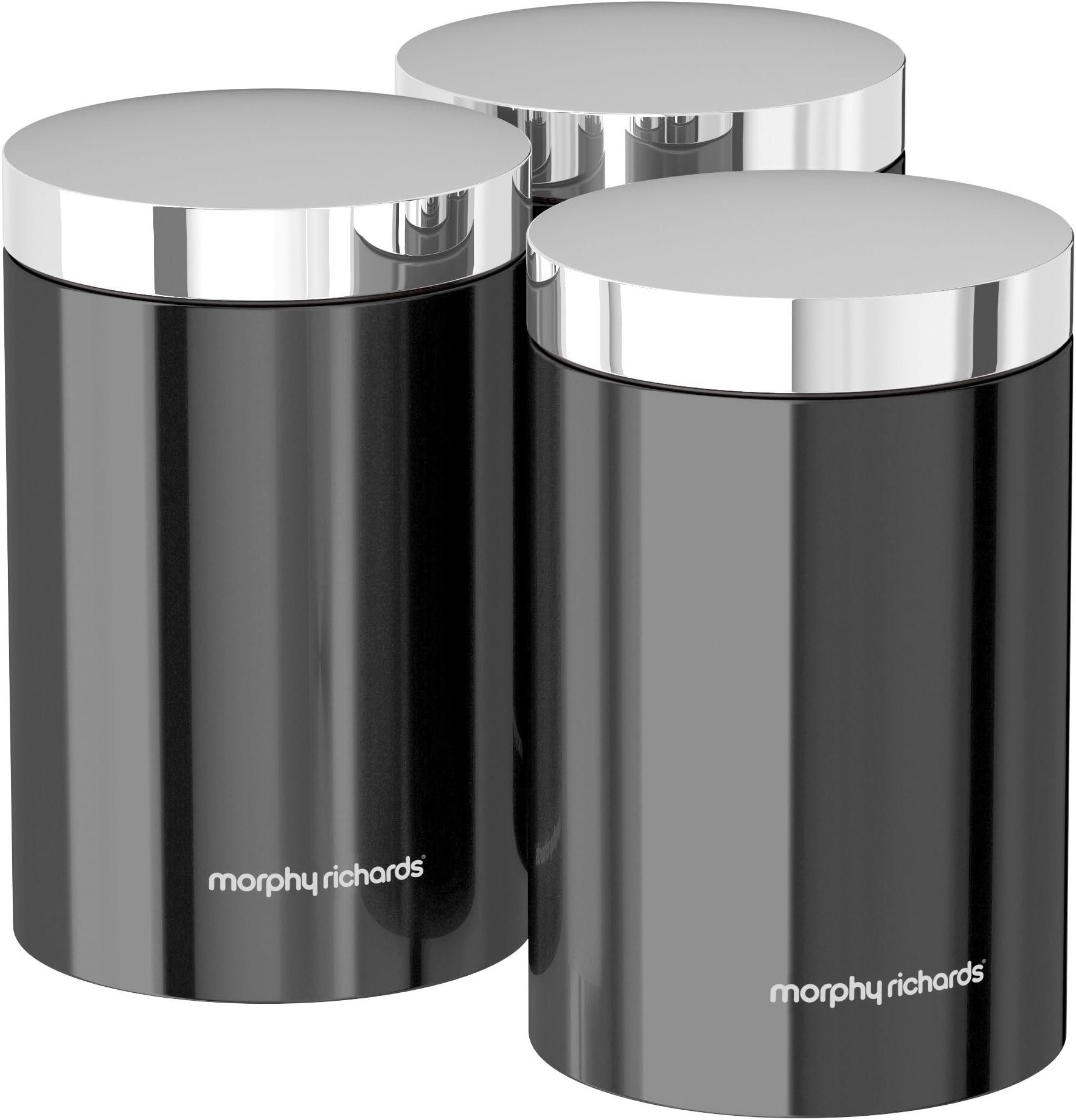 Set of 3 Airtight Tea, Coffee & Sugar Canister Storage Jars Container