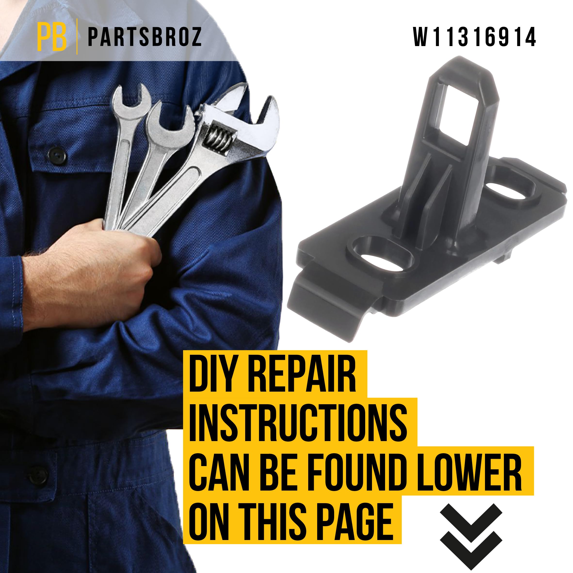 Amazon.com: PartsBroz W11316914 Strike - Compatible With