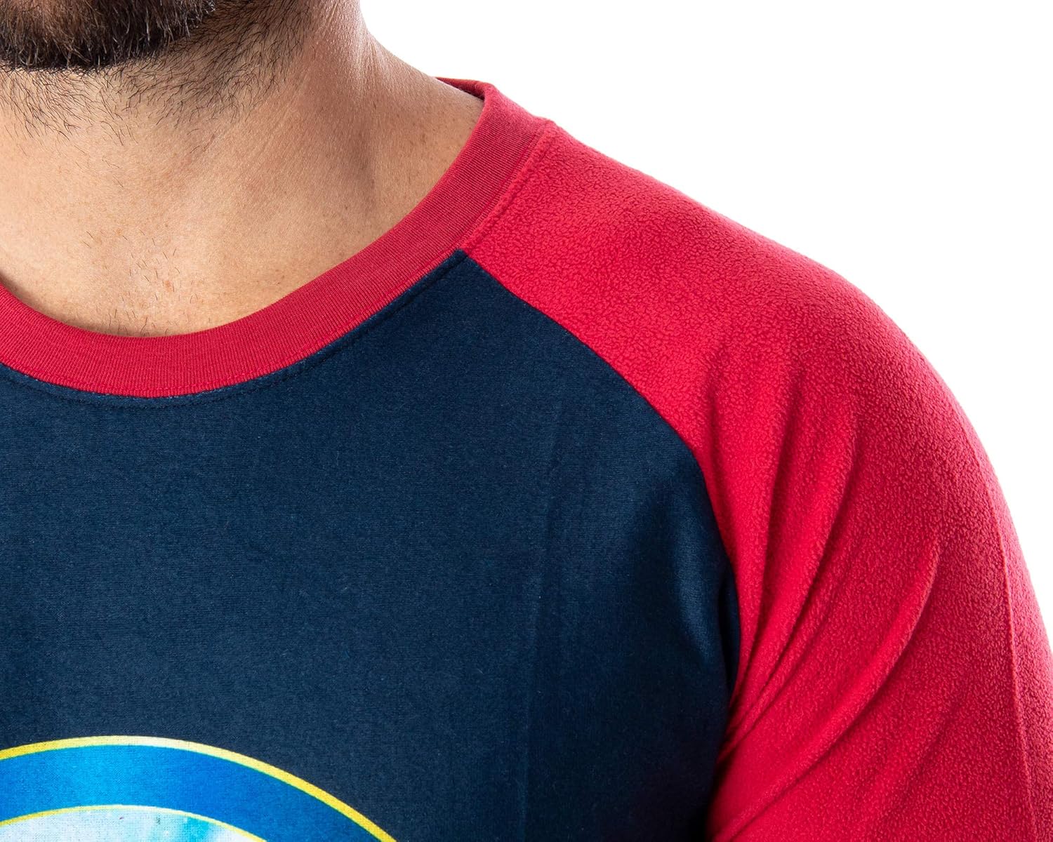 INTIMO The Polar Express Train Men's Raglan Shirt And Pants 2 Piece Sleep Lounge Pajama Set - Image 5