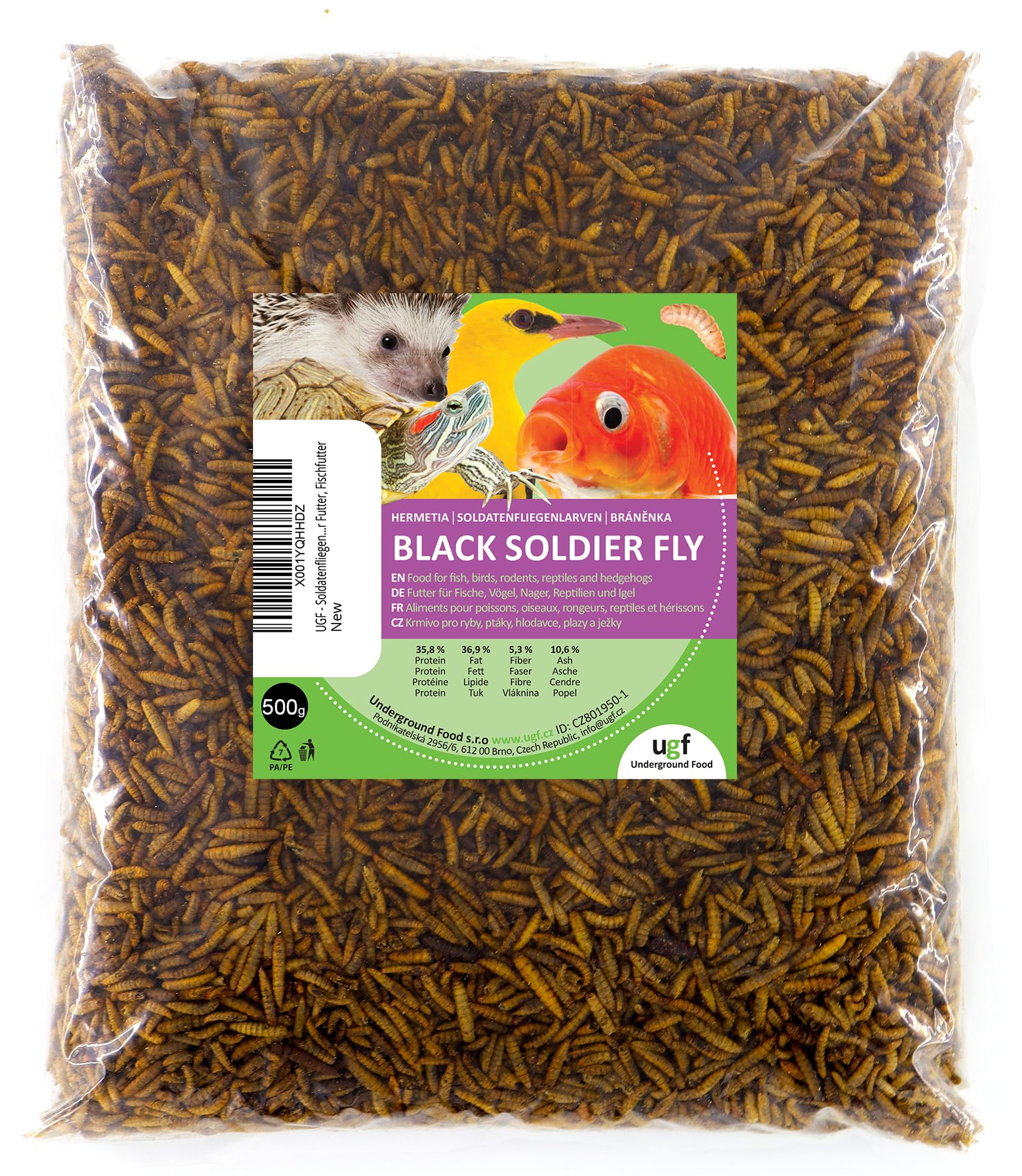 Nourriture Tortues Rats Larves Mouches Soldats Séchées - Nourriture Riche En Calcium Pour Oiseaux Et Reptiles Nourriture Tortue Lézard