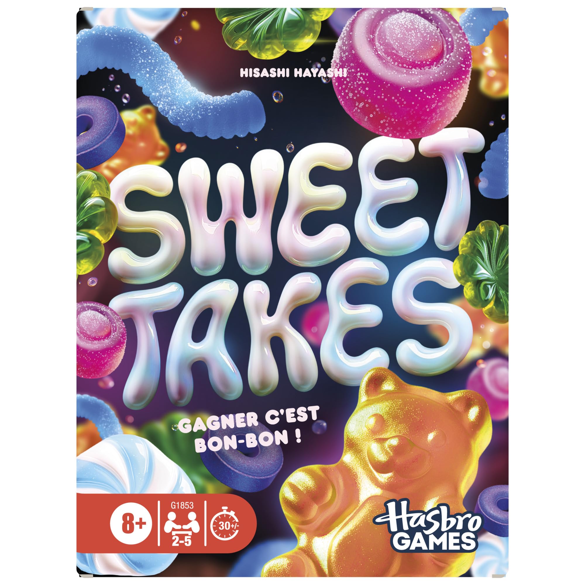 Hasbro Gaming Sweet Takes, Card Game - French Version