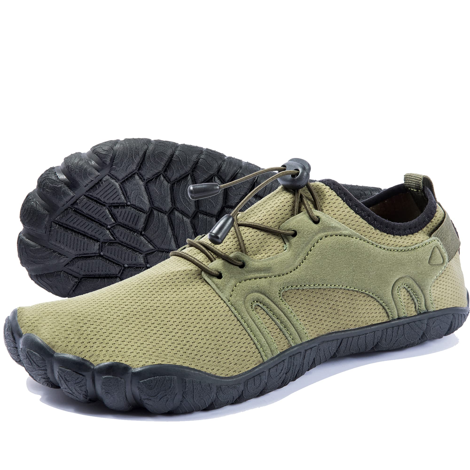 Ranberone Hombres Zapatos de Agua Escarpines Zapatos Descalzos Antideslizantes de Secado Rápido Calzado Deportivo Aqua Transpirable de Verano Talla 40-50