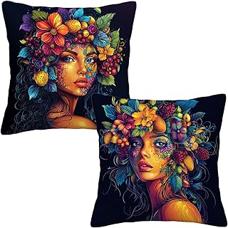 Pack of 2 Blue Throw Pillow Covers 20x20 Inch, Soft Decorative Velvet Pi...