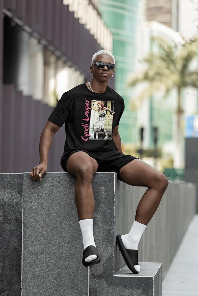 Amazon.com: Cyndi Lauper Painted Dress Iconic Look Adult