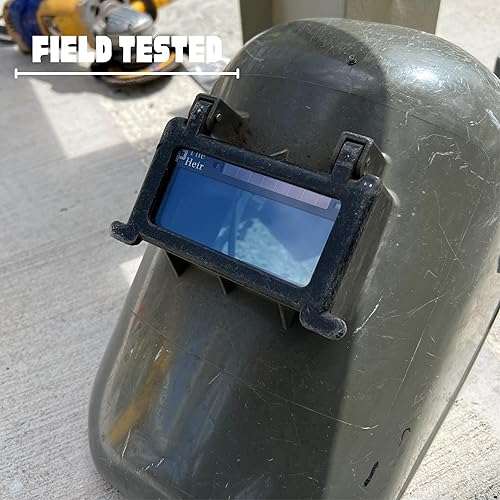 Miniatura 3 de Lente de soldadura de oscurecimiento automático HD ajustable 2x4 14, lente de soldadura HD, lente de soldadura azul de color verdadero, lente de