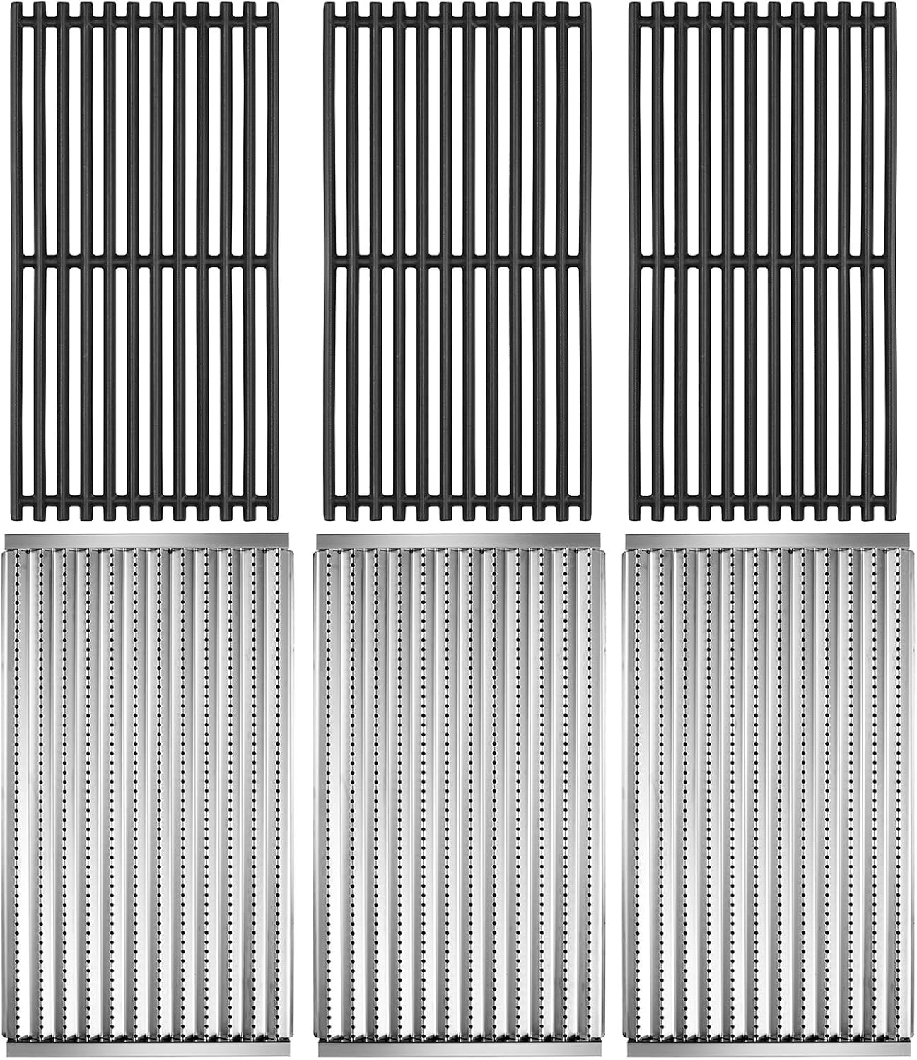 463642316 Grill Grates Replacement Parts for Charbroil Commercial Tru Infrared Grill 2 Burner 463245518 G369-0030-W2 463675016 463644220 463632520 Nexgrill 720-0864M 720-0864 Cooking Grates