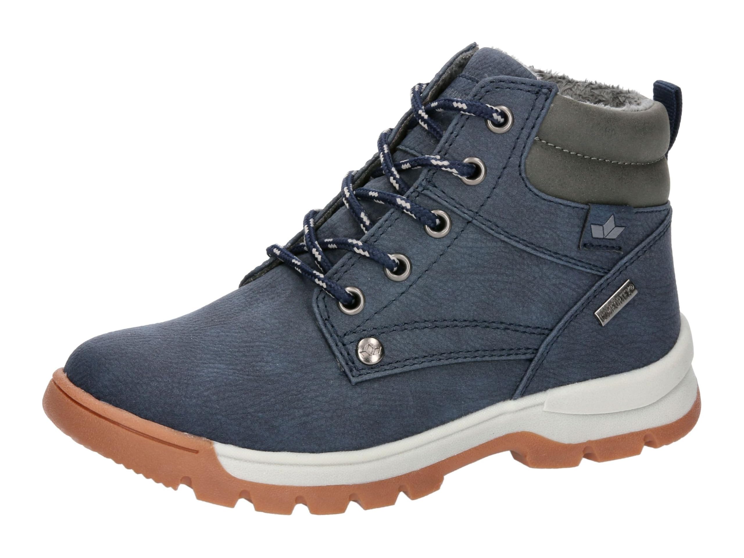 Lico Felipe Snow Boot, Navy Grey, 1.5 UK Child
