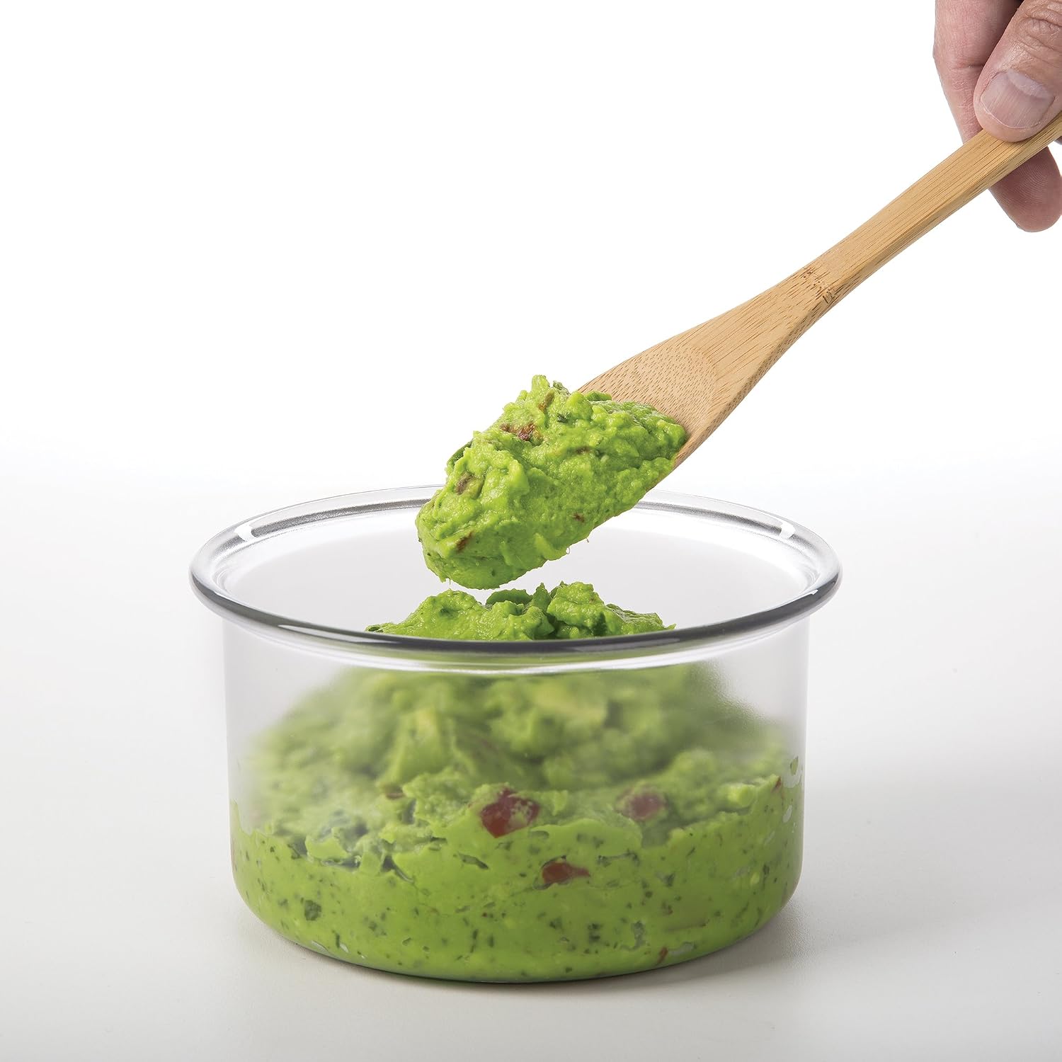 OXO Good Grips 3-in-1 Avocado Slicer,Green/Black,0 & Prepworks by Progressive Fresh Guacamole ProKeeper with Air Tight Lid