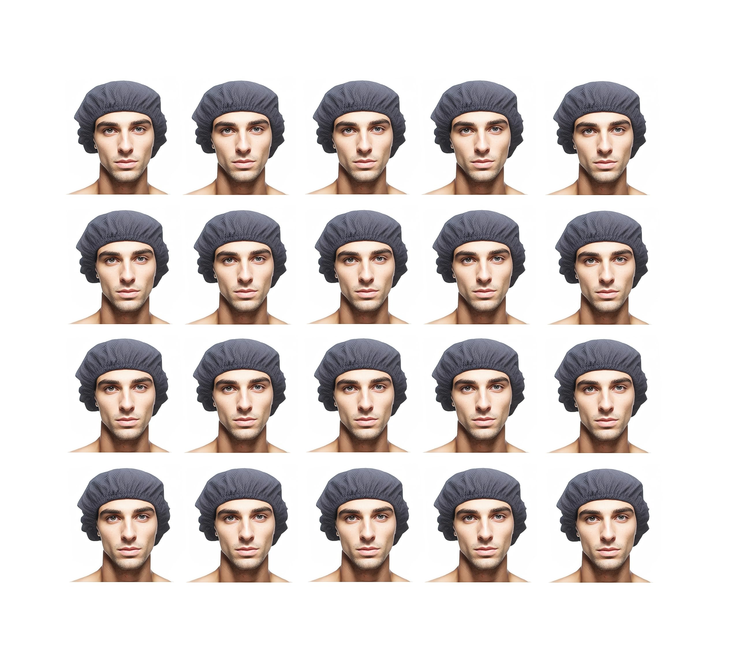 SuBaA Premium Washable Hairnet Head Cover Caps - Breathable Fabric, Lightweight - 20 Pcs | Ideal for Kitchen, House Cleaning, Garden & Farms | Food & Processing Industries, Hotels Hygiene Caps (20) (B0C7MSCKNN) Amazon Price History, Amazon Price Tracker