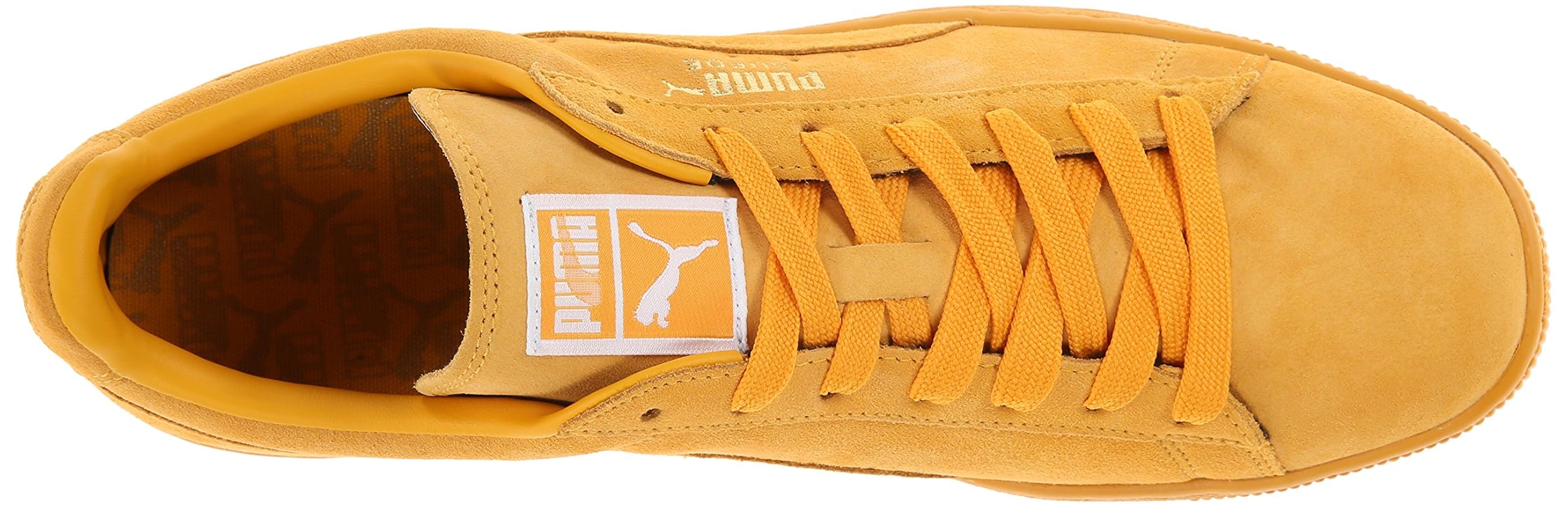 Amazon.com | PUMA Men's Suede Classic Plus Sneaker,Gold