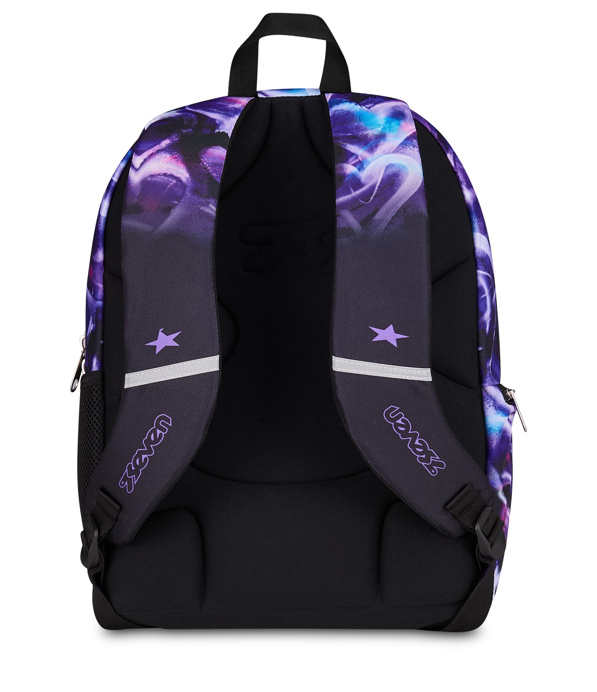 Seven Zaino Scuola Dual Detach LOVEPASS, Viola, 32 L, Doppio Scomparto, Tasche multifunzione, Zaino Staccabile, Tasca con organizer, Scomparto porta pc, Scuola media e superiore, Bambina, Ragazza