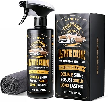 Toretark Ultimate Ceramic Coating&Plastic Trim Restorer with Crystal Coating