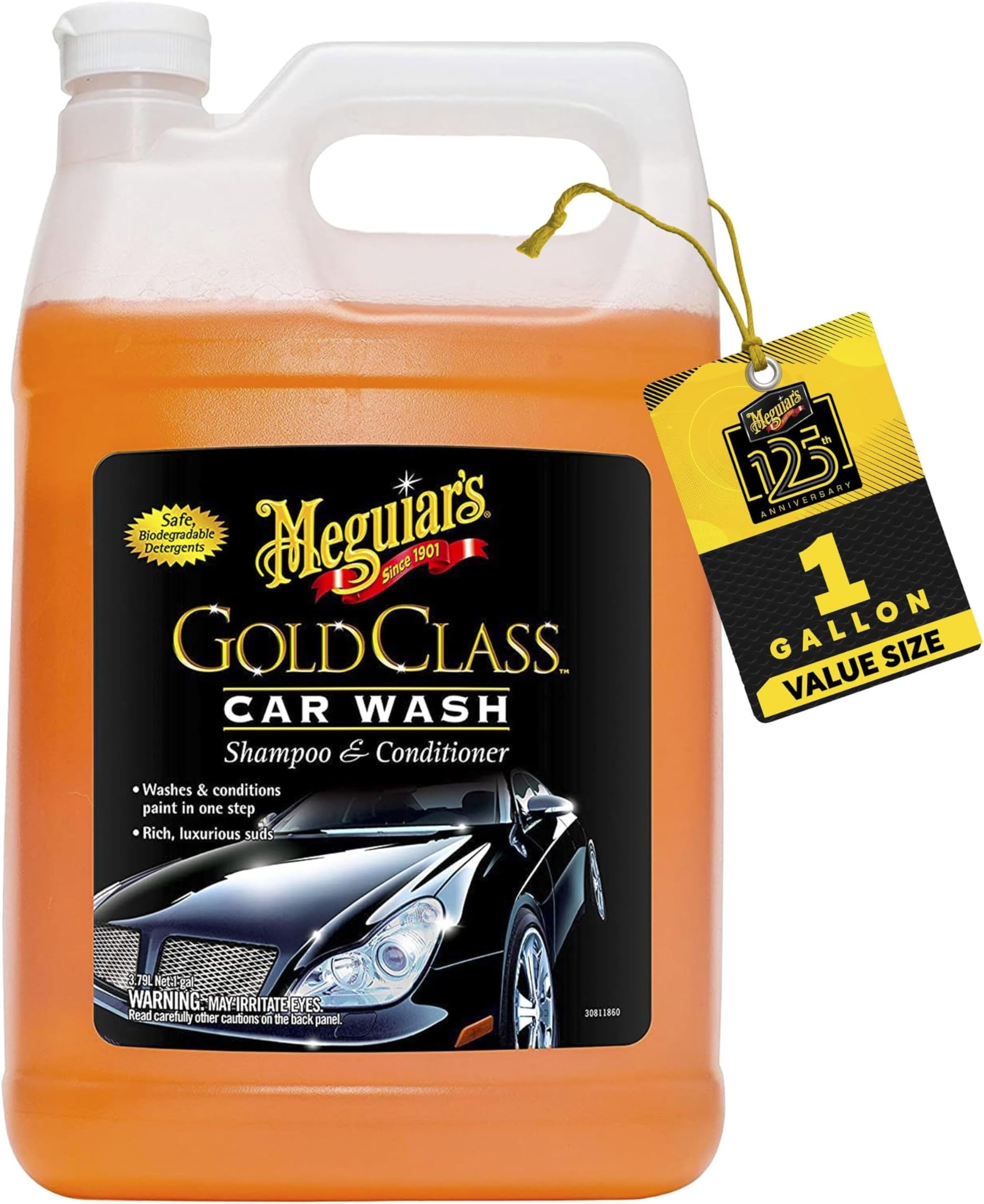 Meguiar's Gold Class Car Wash, 128 fl.oz, 1-Pack