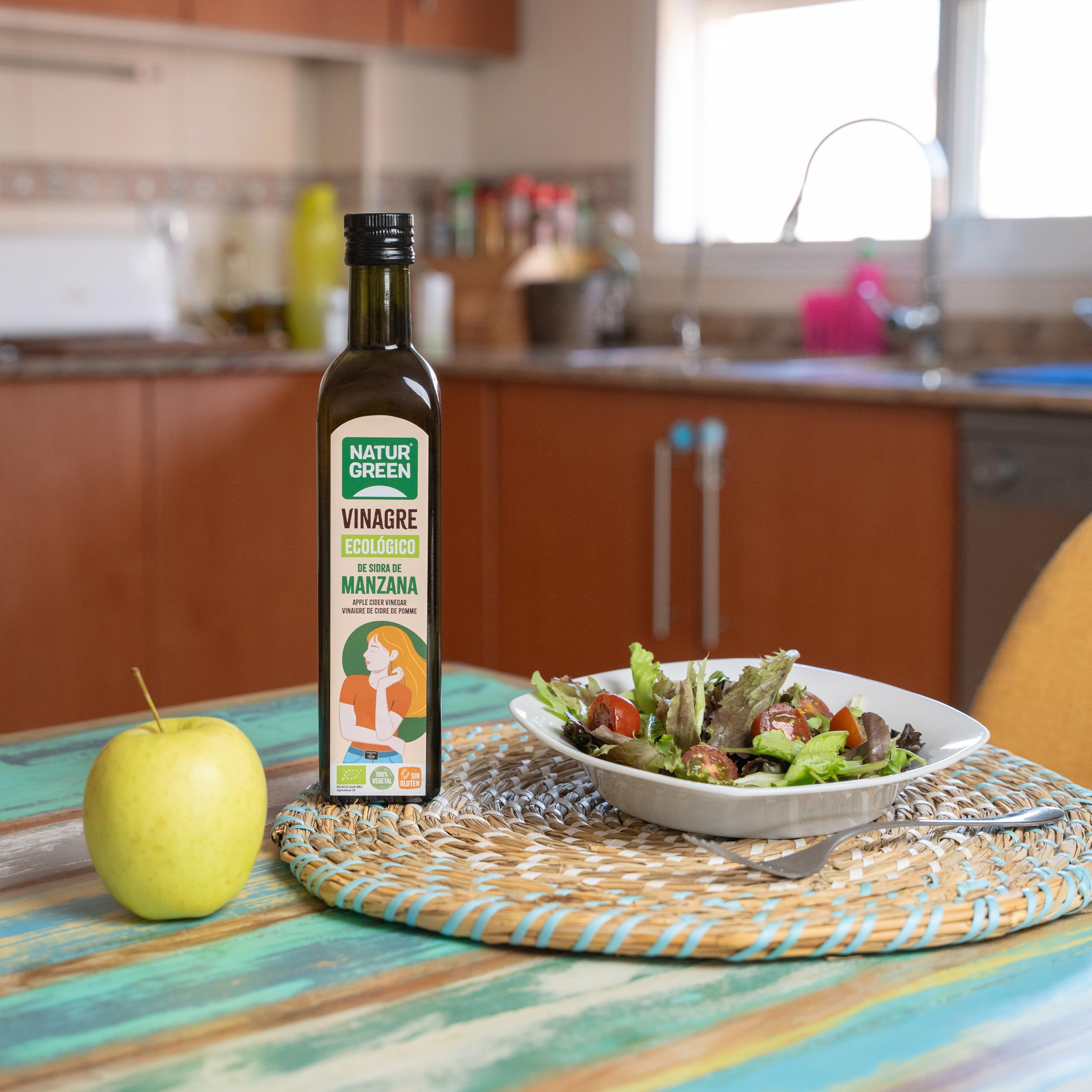 NaturGreen Vinagre de Sidra de Manzana Bio Ecológico 6% 500 ml