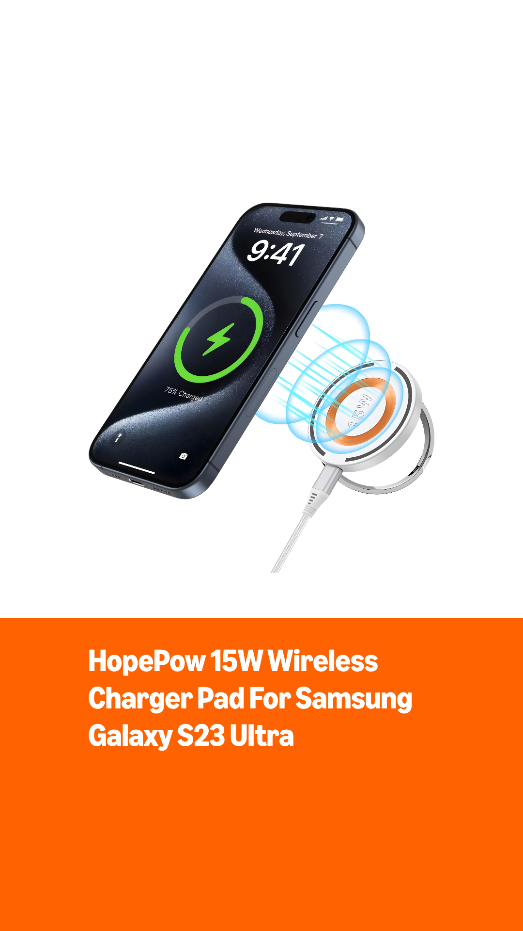 Amazon.com: Samsung S23 Ultra Wireless Charger Pad Fast Charging