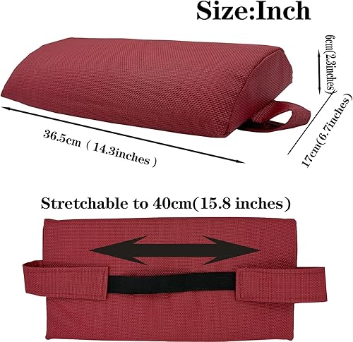 Miniatura 7 de Ostlttyn Zero Gravity - Almohada de repuesto para silla con banda elástica, cojín acolchado universal suave extraíble para silla de gravedad cero,