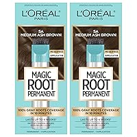 Vista 19 de L’Oréal Paris - Tinte permanente para el cabello Magic Root, kit de tinte de 10 minutos para rescatar las raíces con 100% de cobertura de canas, 2 2