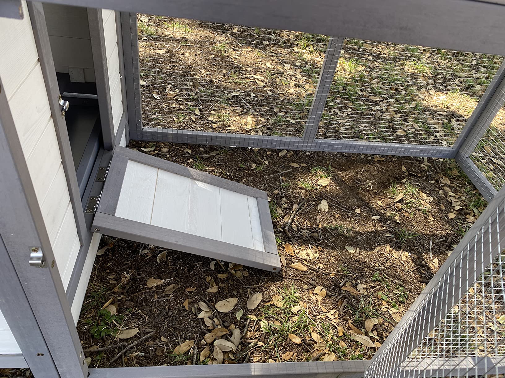 35/mo Finance PawHut 77" Wooden Weatherproof Backyard Chicken Coop