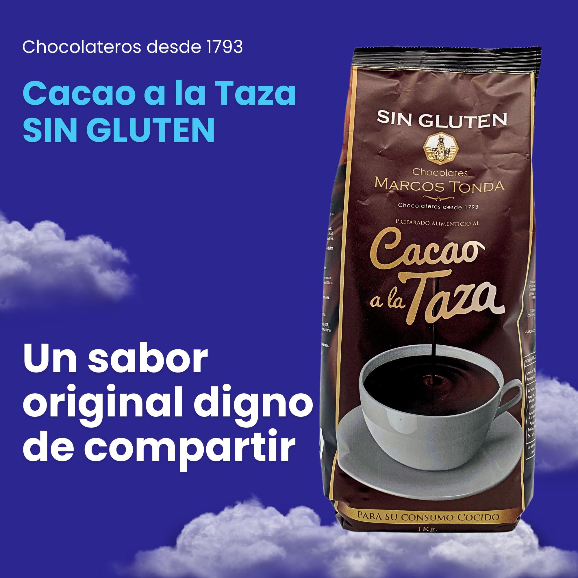 Chocolates Marcos Tonda Cacao Puro En Polvo 1kg Chocolate En Polvo Original