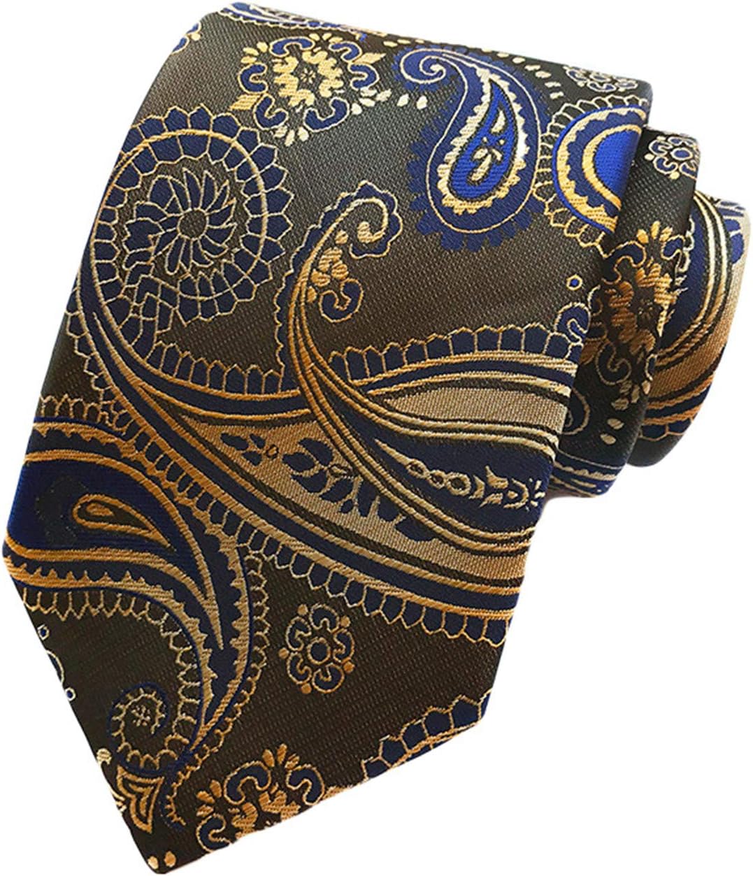 Andongnywell Polyester Trendy Tie Skinny Neckties for Men Boys Classic Necktie Woven Trendy Neck Ties Bow Tie