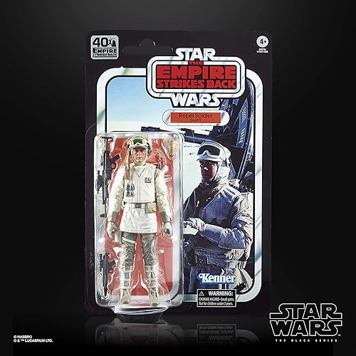 Miniatura 9 de STAR WARS The Black Series Rebel Soldier (Hoth) Figura de acción coleccionable de 6 pulgadas en escala de The Empire Strikes Back 40th Anniversary