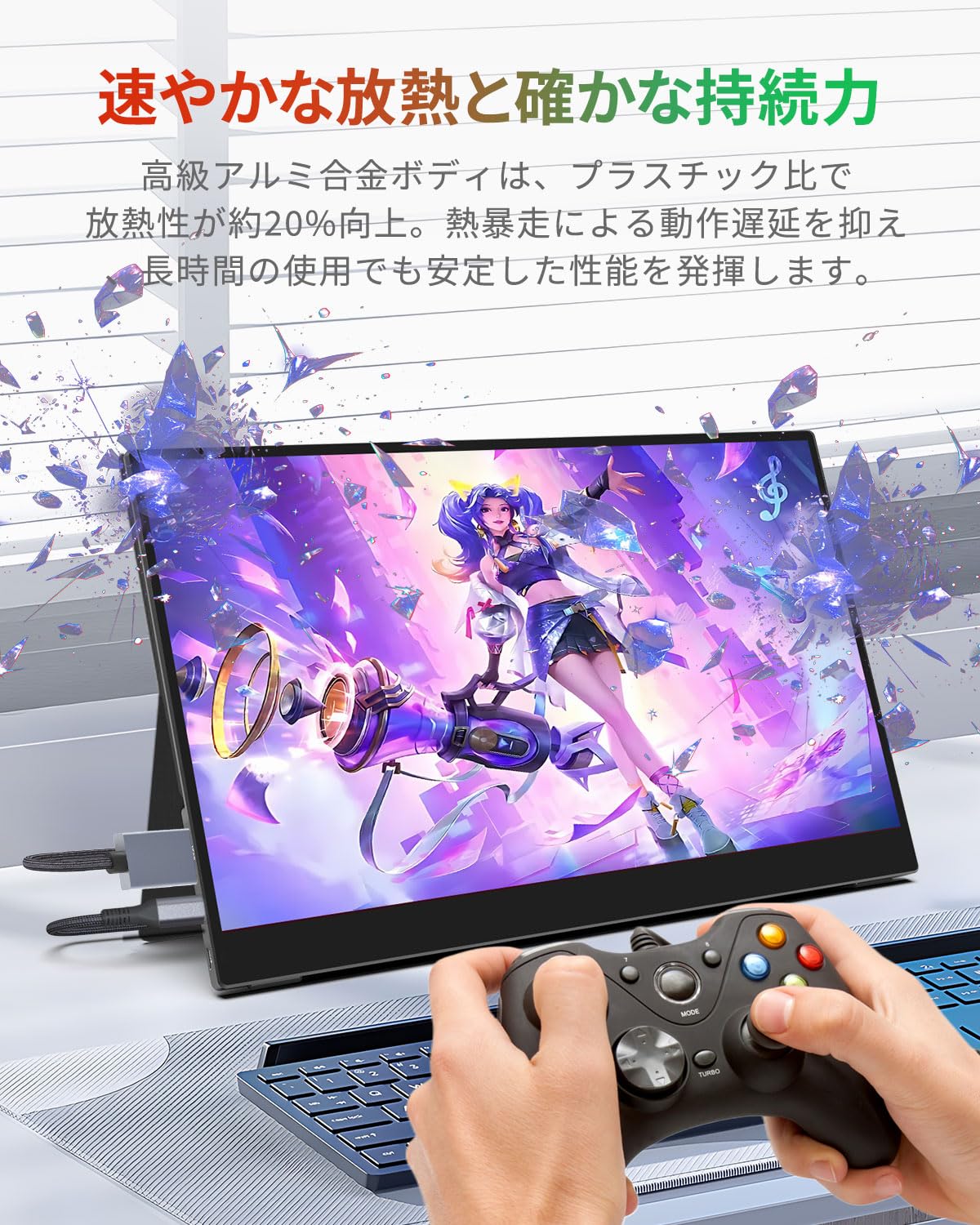 Amazon.co.jp: Intehill モバイルモニター 有機el タッチパネル 13.3